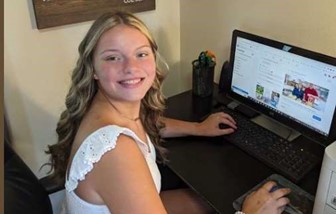 Hope Center teen volunteers earns community service by managing Facebook